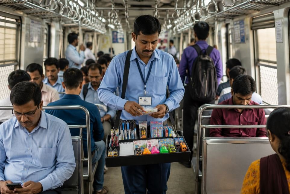Western Railway to Launch 40 Licensed Vendors on Churchgate–Virar Local Trains, Tightens Action Against Illegal Hawkers